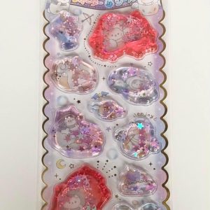 A305-A307 water and glitter 3d sticker sheet (middle - purple A307) - Image 3