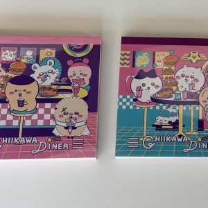 U13 Chiikawa Diner large memo (Right - blue+pink)
