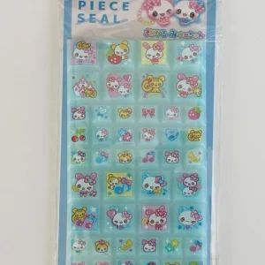 H19 cut piece seal plastic stickers (right - blue) - Image 3