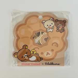 H19 2025 Rilakkuma x mister donut sticker flakes (Right - red) - Image 2