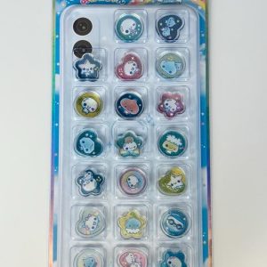 A316-A317 Kira Cora 3d plastic sticker sheet (left - blue A317) - Image 3