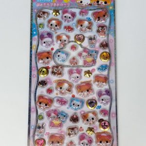 A319 3d bubble sticker sheet