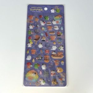 A324 waku waku Summer jewel sticker sheet