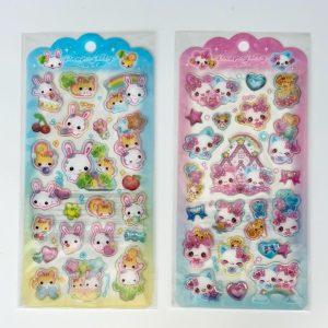 A322-A323 drop jelly seal sticker sheet (Left - green A322)