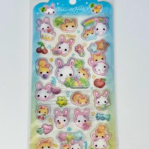 A322-A323 drop jelly seal sticker sheet (Left - green A322) - Image 2