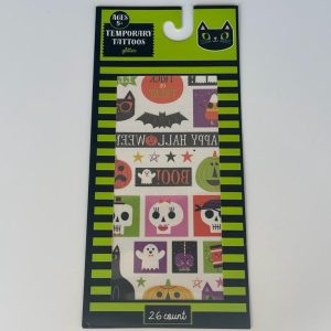A138-A138.5 Halloween temporary tattoos 46 count (Left - orange A138.5) - Image 3