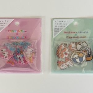 H19 cheerful collect sticker flakes (left - pink)
