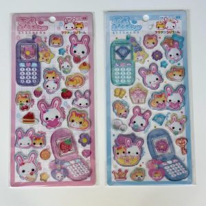 A314-A315 glitter gel sticker sheet (Right - blue A315)