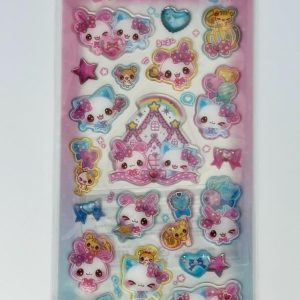 A322-A323 drop jelly seal sticker sheet (Left - green A322) - Image 3