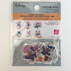 H18 Disney donald duck and daisy duck sticker flakes