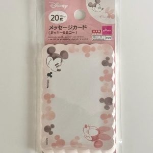 I8 Mickey and Minnie message cards