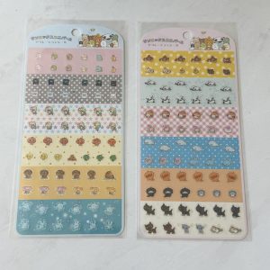 C120G C120H 2025 San x Universe Sticker Sheet (Right Pink C120H)