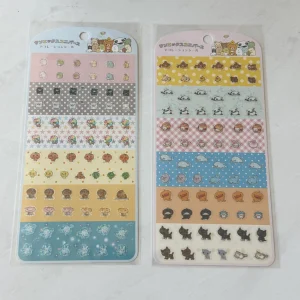 C120G C120H 2025 San x Universe Sticker Sheet (Right Pink C120H)