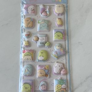 D89C D89D 2025 Sumikkogurashi Puffy Sticker Sheet (Left D89C) - Image 2