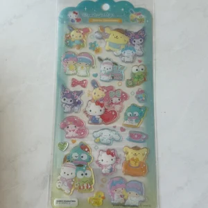 C120A C120B 2025 jelly sanrio sticker sheet glitter accents (Left Charac C120A) - Image 2