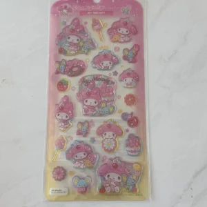 C120C C120D 2025 jelly sanrio sticker sheet glitter accents (Left MMelody C120C) - Image 3