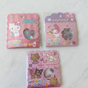 H21 2025 sanrio 3d plastic sticker flakes (Bottom Characters)