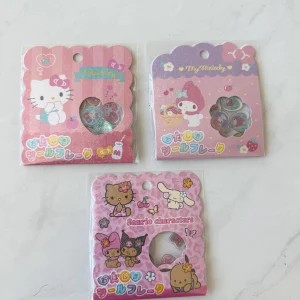 H21 2025 sanrio 3d plastic sticker flakes (Bottom Characters)