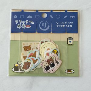 H22 2025 sanrio San X Rilakkuma Sumikko Sushi sticker flakes (Bottom Sumikko) - Image 2