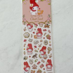 H23 2025 Kuromi My Melody Clear Seal Sticker Sheet x Miki Takei (Left Kuromi) - Image 3
