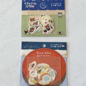 H22 2025 sanrio San X Rilakkuma Sumikko Sushi sticker flakes (Bottom Sumikko)
