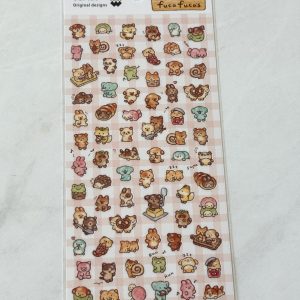 H23 Mind Wave Fuca Fuca's Animal sticker sheet