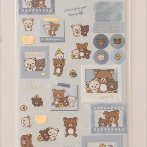 A131 2024 Rilakkuma Sticker Sheet