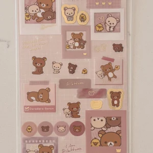 Alternative view of A131 2024 Rilakkuma Sticker Sheet