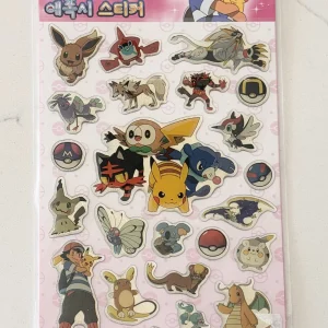A73 Pokemon Sticker Sheet