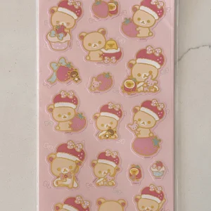 F6 Korilakkuma Strawberry Sticker Sheet