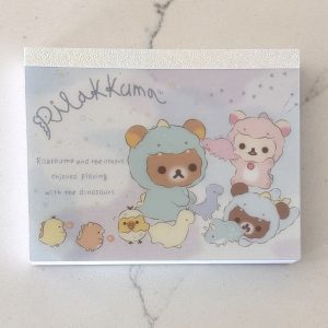 U22 2020 Rilakkuma dinosaur silver memo