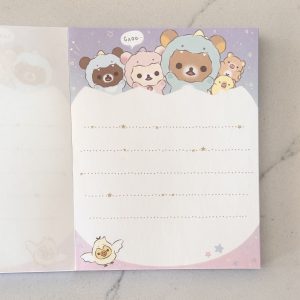 U22 2020 Rilakkuma dinosaur silver memo - Image 3
