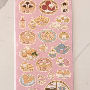 F7 2024 Nyan Nyan Nyanko Pink Sticker Sheet